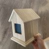 Pet Wood Memorial Urn for Ashes,Photo Frame Keepsake Box for Cats Dogs,Funerary Caskets Supplies Burly Wood Cremation Urns