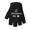 2021 Black FDJ Team Cycling Gloves Men Bicycle Gel Half Finger Gloves One Pair Size M-XL Guante Ciclismo Gant cyclisme