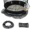 Birdcage Cover Nylon Mesh Bird Parrot Cover Dust Blocking Breathable Fabric Mesh Protective Hood Easy Cleaning Cage Accessories