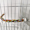 Parrot Bird Standing Toys Cotton Rope Colorful Toy Chew Perches For Bird Cage Cotton Rope Bird Accessories