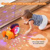 Children Toys Crawling Crab Walking Dancing Electronic Pets Robo Hermit Crab Snail Glowing With Music Light Baby Toddler Toy