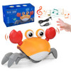 Induction Escape Crab Rechargeable Electric Pet Musical Toys Children'S Toys Birthday Gifts Interactive Toys Learn To Climb Toys
