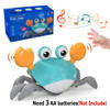 Induction Escape Crab Rechargeable Electric Pet Musical Toys Children'S Toys Birthday Gifts Interactive Toys Learn To Climb Toys