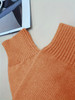 2023 New Autumn Winter Women's Plus Size Casual Sweater, Solid Long Sleeve V Neck High Stretch Jumper