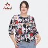 Astrid Women's t-shirt 2022 Silk Top Plus Size Female Clothing Vintage Fashion Anime Cartoon graphic Print Funny blouses Trends