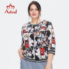 Astrid Women's t-shirt 2022 Silk Top Plus Size Female Clothing Vintage Fashion Anime Cartoon graphic Print Funny blouses Trends