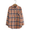 Plaid Shirts Women Plus Size Long Sleeve Button Down Blouse Fashion Casual Plaid Tops Overshirt ouc1558