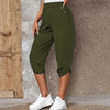 Plus Size Oversized Womens Capri Chino Yoga Crop Joggers Trousers Casual Jogging Bottoms Cargo Pants Fashion Clothing For Female