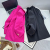 2023 Autumn Women Suit Jacket Plus Size Casual Clothing British Style Love Button Fashion Long Sleeve Blazer Curve Outwear