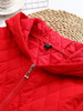 Women's Clothing Plus Size Quilting Coat Winter Fashion Keep Warm Jacket Simple Argyle Outwear