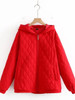 Women's Clothing Plus Size Quilting Coat Winter Fashion Keep Warm Jacket Simple Argyle Outwear