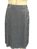 Bird Lattice Skirt for Women Mermaid High Waist Slim Casual Elegant Vintage Office Lady Midi Skirt Plus Size Plaid Skirts 2023
