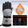 Winter Heating Warm Cycling MTB Bike Gloves Men Motorcycle Bicycle Heated Electric Thermal Gloves Waterproof Snowboard Ski Glove