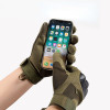 Men's Cycling Gloves Outdoor Full Finger Tactical Protective Sports Training Army Green Black Windproof Cycling Riding Gloves