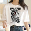 Japanese Anime Attack on Titan Graphic Print Harajuku T Shirt Casual Fashion Short Sleeve Plus Size T Shirt Women