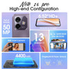 Ulefone Note 16 Pro Up to16GB RAM 256GB ROM Android 13 Global Version Phone 50MP Camera 6.52 inch 4400mAh GPS 4G Cellular