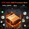 Cubot KingKong 9 24GB+256GB Helio G99 120Hz 6.583-Inch Screen Rugged Smartphone 100MP Camera NFC 10600mAh Battery Cellphone