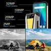 Unihertz TANK Larger Battery Rugged Smartphone 22000mAh Night Vision 108MP G99 12GB 256GB Android 12 Unlocked Mobile Phone