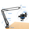 Overhead Tripod Mount for DSLR Camera Desktop Articulating Arm for