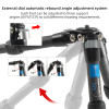 Mini Carbon Fiber Tripod Compact Lightweight Portable Tabletop Tripods Mini Carbon Fiber Tripod Compact Lightweight Portable Tabletop Tripods