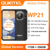 Oukitel WP21 Rugged Night Vision Smartphone 12GB 256GB 64MP Camera 66W Fast Charge Cell Phone 6.78 FHD+ 9800 mAh Helio G99 Mobil