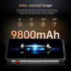Oukitel WP21 Rugged Night Vision Smartphone 12GB 256GB 64MP Camera 66W Fast Charge Cell Phone 6.78 FHD+ 9800 mAh Helio G99 Mobil