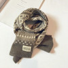 Winter Children Scarf Knitted Wool Scarf For Kids Autumn Winter Girls Warm Scarf Plaid Neck Warmer For Kids Toddler Muffler