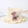 Baby Scarf Winter Neck Warmer for Kids Children Boys Girls Woolen Knitted Mustache Solid Warm Crochet Scarves Plaid Fashion Doll