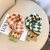 deer jonmi Korean Style New Autumn Winter Children Rhombus Plaid Scarves Patchwork Toddlers Kids Knitted Warm Shawl