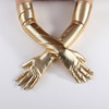 Sexy Long Faux Leather Shiny Latex Glove Punk Gloves Sexy Hip-pop Jazz Outfit Mittens Culb Wear Cosplay Costumes Accessory