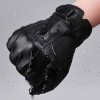 Winter Gloves For Men Leather Gloves Tactical Touchscreen Fleece Keep Warm Waterproof Driving Male Snowboard Outdoor Sport Glove