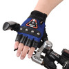 Fingerless Male Antiskid Sunscreen Breathable Wear-resistant Riding Gloves, Fishing Climbing Outdoor Sports Bike Gloves for Men