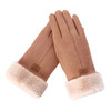 Winter Women Gloves Hand Warmer Thermal Fleece Lined Guantes Full Finger Ladies Mitten Touchscreen Waterproof Bike Cycling Glove