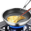 Portable Gas Cooker Stainless Steel Wok Frying Pan Grill Durable Chinese Kitchen Supply Stoves Utensil Work