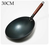 2023 New Chinese Traditional Iron Wok Handmade Large Wok&Wooden Handle Non-stick Wok Gas Cooker Pan Kitchen Cookware Iron Pot