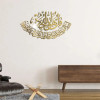 Acrylic Wall Sticker Wall Decors Muslim Mirror Sticker Wall Decorative Mirror Decorations for Home Living Rooms Bedrooms