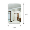 1Pcs Removable Acrylic Mirror Wall Sticker Square Oval Self Adhesive Room Art Decal for Kids Bathroom Living Room Decoration