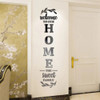 3d Mirror Wall Stickers English Letters Home Family Self-Adhesive Acrylic Decals For Home Room Decor Home Decoration Accessories