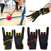Breathable Elastic Bowling Gloves Half Finger Instrument Sports Gloves Mittens Grip Protective Gloves Bowling supplies