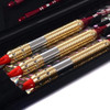 CUESOUL Soft Tip Darts Set with Golden 16g Dart Barrels Eye-Catched,Red Aluminium Dart Shafts for Dardos Electronico