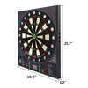 WIN.MAX Electronic Dart Board Set: LED Display, Automatic Scoring,12 Darts, 100 Soft Tips, Electronic Scoreboard, Power Adapter