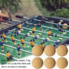 6/12pcs 36mm Cork Solid Wood Foosball Table Soccer Ball Football Soccer Ball Baby Foot Fussball Desktop Soccer Ball Game