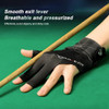 Open Finger Billiard Pool Gloves Adjustable Sticker Polyester Snooker Billiards Gloves Lightweight Reusable Training Accessories Open Finger Billiard Pool Gloves Adjustable Sticker Polyester Snooker Billiards Gloves Lightweight Reusable Training Accessories