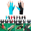 1PCS Open Finger Billiard Pool Gloves Breathable Snooker Glove Non Slip Left Hand 3 Finger Glove Training Gloves Accessories