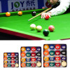 25mm/32mm/38mm Children Mini Billiards Table Balls Set Resin Small Pool Cue Balls Full Set Snooker & Billiard Accessory