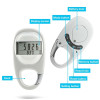 New Portable Walking Distance Exercise Pedometer Fitness Activity Step Counter Sports for Step Fitness Camping Hiking