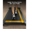 UREVO Folding Treadmill, Compact Mini Treadmill for Home Office, Space Saving Small Treadmill with Large Running Area