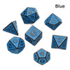 7Pcs Tortoise Dice Set Polyhedral Animal Game Dice For TRPG DND Accessories Polyhedral Dice For Board Card Game Math Games