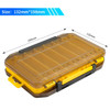 Fishing Tackle Box Lure Storage 14 Compartments Double Sided Open Case Strength Container Baits Gear Accesorios Pesca Tools Set