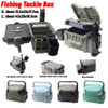 Fishing Gear Box Multi-layer Lure Bait Storage Box Multifunctional Large Capacity Lightweight Rod Insert Slot for Angling Lovers